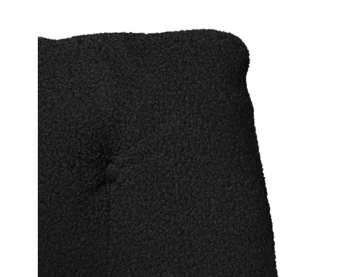 Sonata H Релаксиращ стол Черен Къдрав Вълноподобен Текстил