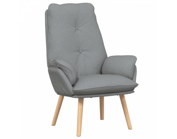 Sonata H Релаксиращ стол Светлосив текстил