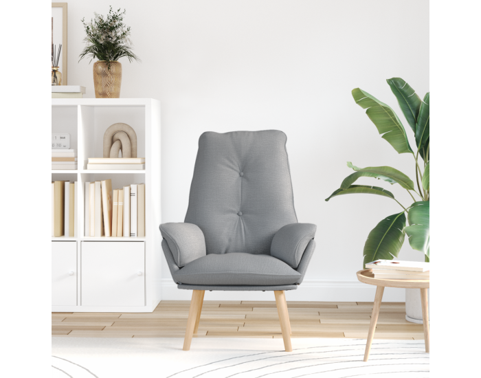 Sonata H Релаксиращ стол Светлосив текстил