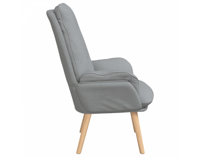 Sonata H Релаксиращ стол Светлосив текстил