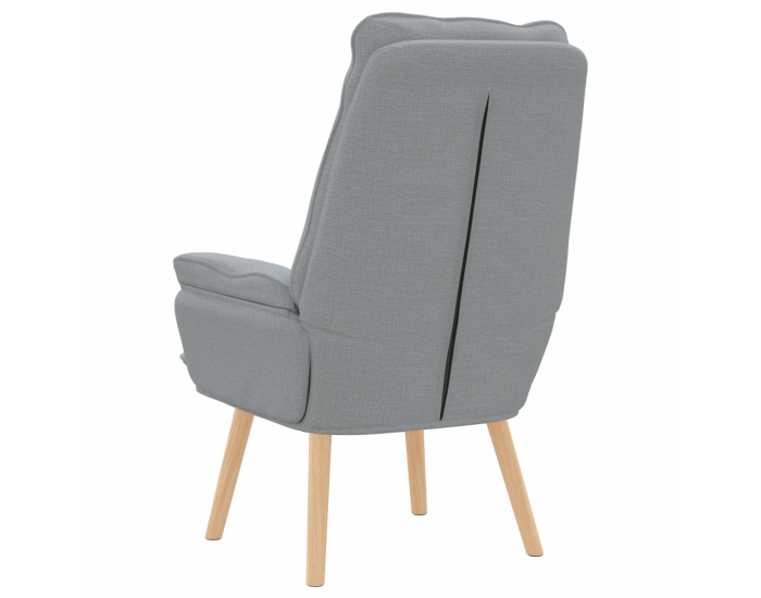 Sonata H Релаксиращ стол Светлосив текстил