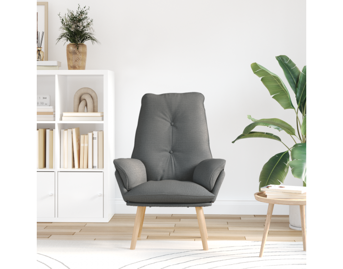 Sonata H Релаксиращ стол Тъмен сив плат