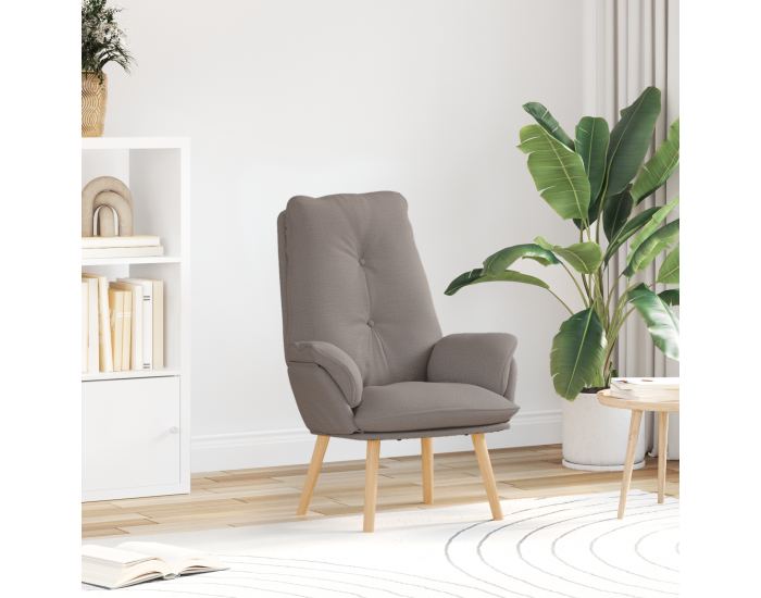 Sonata H Удобен фотьойл Таупе Текстил