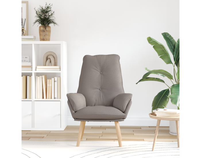 Sonata H Удобен фотьойл Таупе Текстил