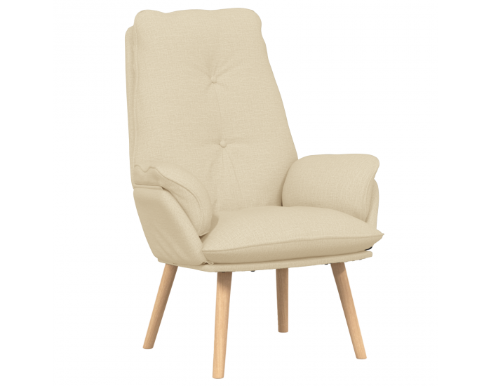 Sonata H Релаксиращ стол Кремав текстил