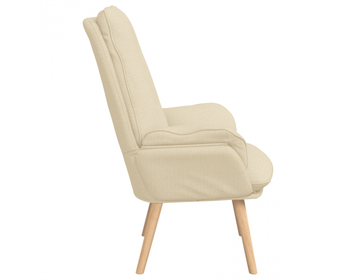 Sonata H Релаксиращ стол Кремав текстил