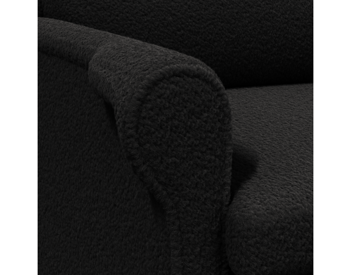 Sonata H Ергономично кресло Черно Тъкан, Дърво Стандартно Ергономично