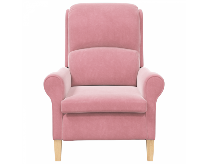 Sonata H Фотьойл в прасковено Прашково Полиестерно покритие, Дървена рамка