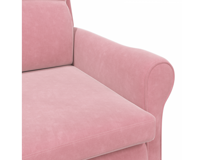 Sonata H Фотьойл в прасковено Прашково Полиестерно покритие, Дървена рамка