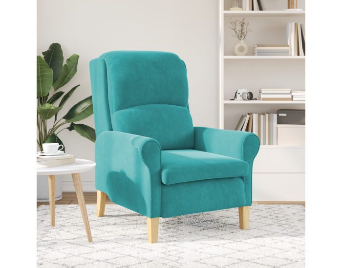 Sonata H Тюркоазен Фотьойл Тюркоаз Тъкан Стандартен Ергономичен