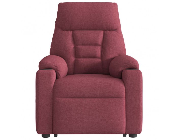 Sonata H Електрически изправящ масажен реклайнер виненочервен текстил