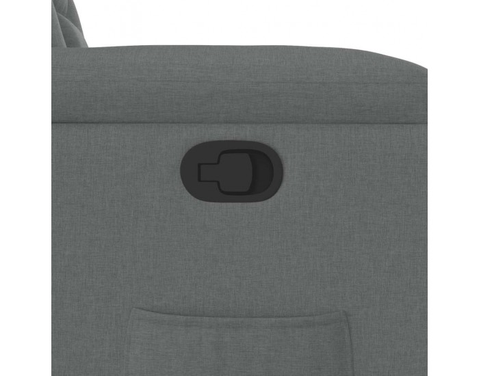 Sonata H Реклайнер, тъмносив, текстил