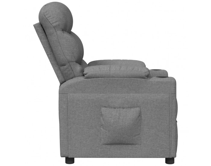 Sonata H Реклайнер стол, светлосив, текстил