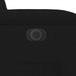 Sonata H Електрически изправящ реклайнер стол, черен, текстил - Фотьойли