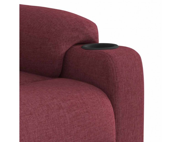 Sonata H Изправящ реклайнер стол, виненочервен, текстил