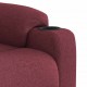 Sonata H Изправящ реклайнер стол, виненочервен, текстил