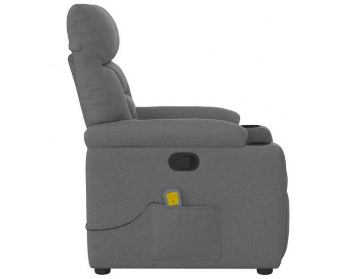 Sonata H Масажен наклоняем стол, тъмносив, текстил