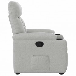 Sonata H Recliner Chair Cloud Grey Fabric - Мека мебел