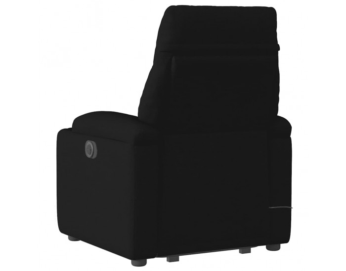 Sonata H Електрически изправящ масажен реклайнер стол черен текстил