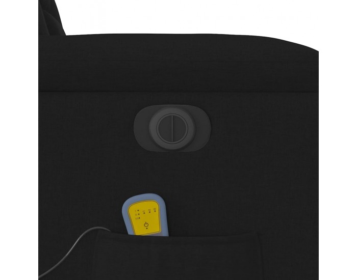 Sonata H Електрически масажен наклоняем стол, черен, текстил