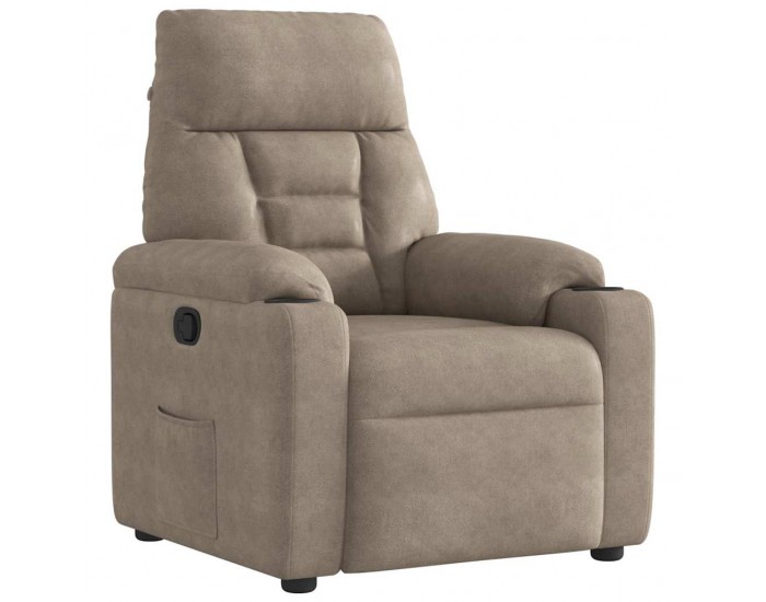 Sonata H Реклайнер стол, таупе, микрофибърен текстил