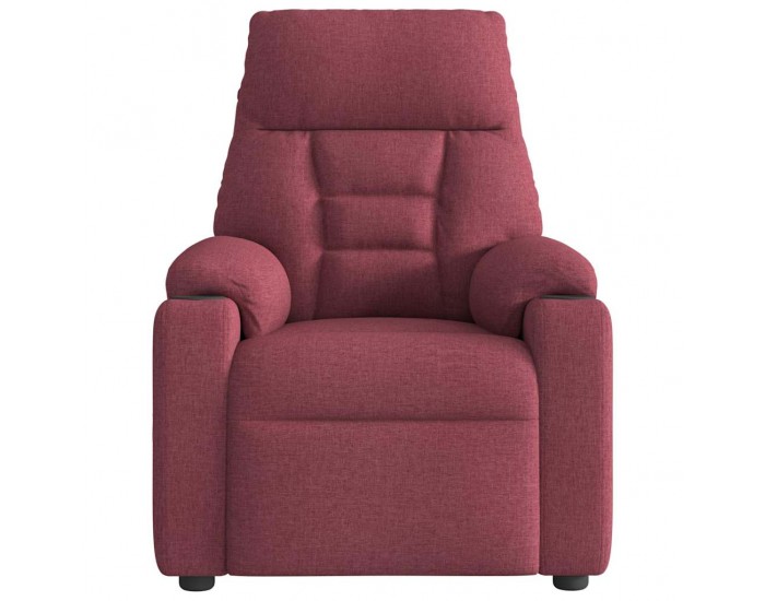 Sonata H Електрически стол реклайнер, виненочервен, текстил