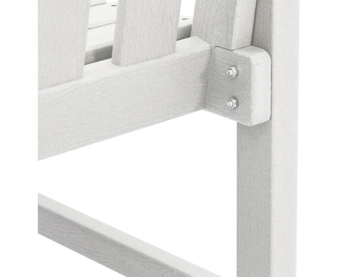 Градински трапезни столове Sonata H 6 бр Бял 65.5x55.5x88 см HDPE