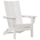Сгъваеми столове Adirondack 2 бр Бял 74.5x80.5x90 см HDPE Сгъваеми столове Adirondack 2 бр Бял 74.5x80.5x90 см HDPE