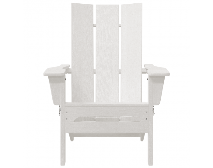 Сгъваеми столове Adirondack 2 бр Бял 74.5x80.5x90 см HDPE Сгъваеми столове Adirondack 2 бр Бял 74.5x80.5x90 см HDPE