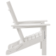 Сгъваеми столове Adirondack 2 бр Бял 74.5x80.5x90 см HDPE Сгъваеми столове Adirondack 2 бр Бял 74.5x80.5x90 см HDPE