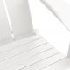 Сгъваеми столове Adirondack 2 бр Бял 74.5x80.5x90 см HDPE Сгъваеми столове Adirondack 2 бр Бял 74.5x80.5x90 см HDPE