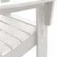 Сгъваеми столове Adirondack 2 бр Бял 74.5x80.5x90 см HDPE Сгъваеми столове Adirondack 2 бр Бял 74.5x80.5x90 см HDPE