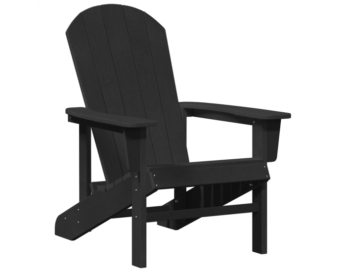 Sonata H Adirondack столове 2 бр Черно 74x82x90 см HDPE Sonata H Adirondack столове 2 бр Черно 74x82x90 см HDPE