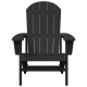 Sonata H Adirondack столове 2 бр Черно 74x82x90 см HDPE Sonata H Adirondack столове 2 бр Черно 74x82x90 см HDPE