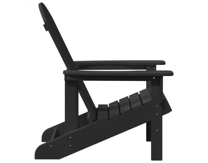 Sonata H Adirondack столове 2 бр Черно 74x82x90 см HDPE Sonata H Adirondack столове 2 бр Черно 74x82x90 см HDPE