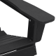 Sonata H Adirondack столове 2 бр Черно 74x82x90 см HDPE Sonata H Adirondack столове 2 бр Черно 74x82x90 см HDPE