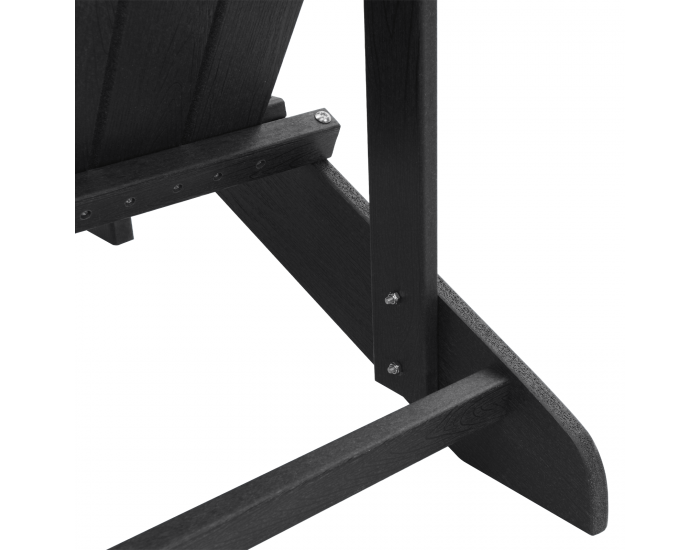 Sonata H Adirondack столове 2 бр Черно 74x82x90 см HDPE Sonata H Adirondack столове 2 бр Черно 74x82x90 см HDPE