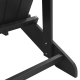 Sonata H Adirondack столове 2 бр Черно 74x82x90 см HDPE Sonata H Adirondack столове 2 бр Черно 74x82x90 см HDPE
