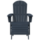 Sonata H Adirondack столове с подложки 2 бр Нейви син HDPE