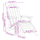 Sonata H Adirondack столове с подложки 2 бр Нейви син HDPE