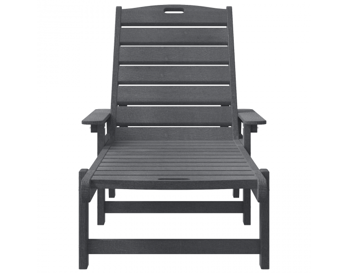 Sonata H Шезлонги 2 бр Светлосиво 162x53x98.5 см HDPE