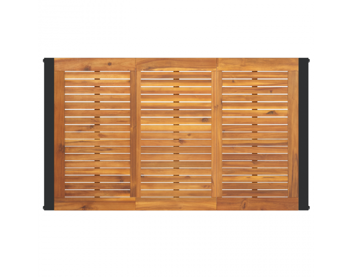 Sonata H 5 части градински комплект за хранене Бежов полирания ратан