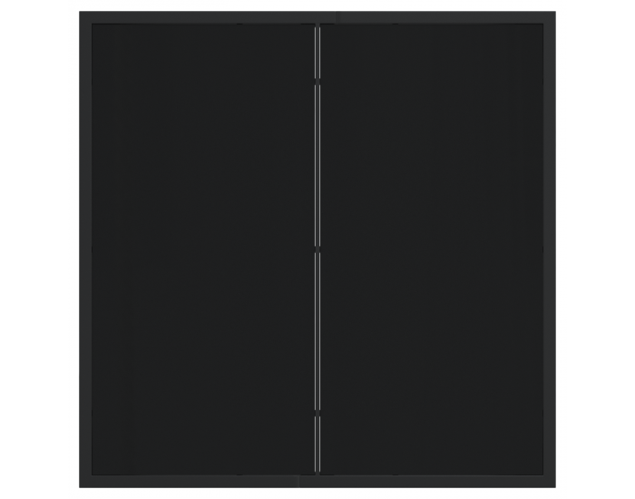 Sonata H 5 Часов градински трапезен комплект Черен Полирани ратан