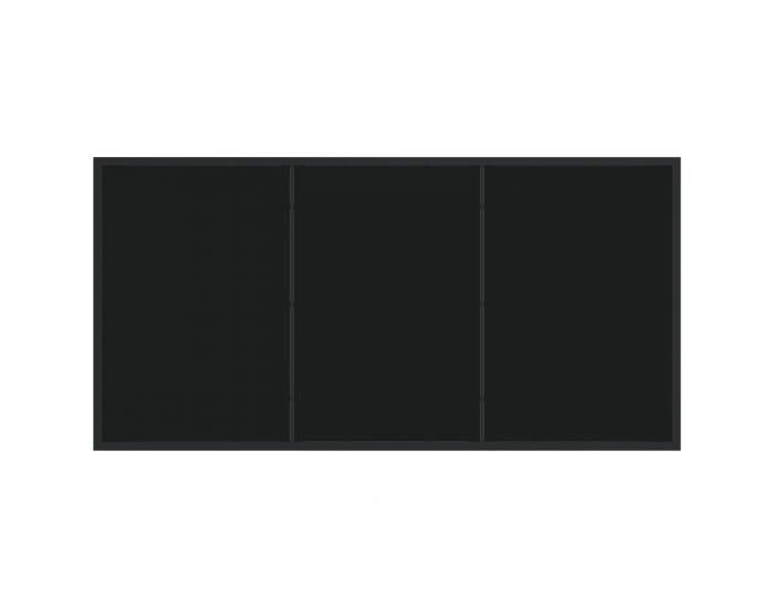 Sonata H 5 Частен Комплект Градински Трапезарни Столове Черен Поли Ратан