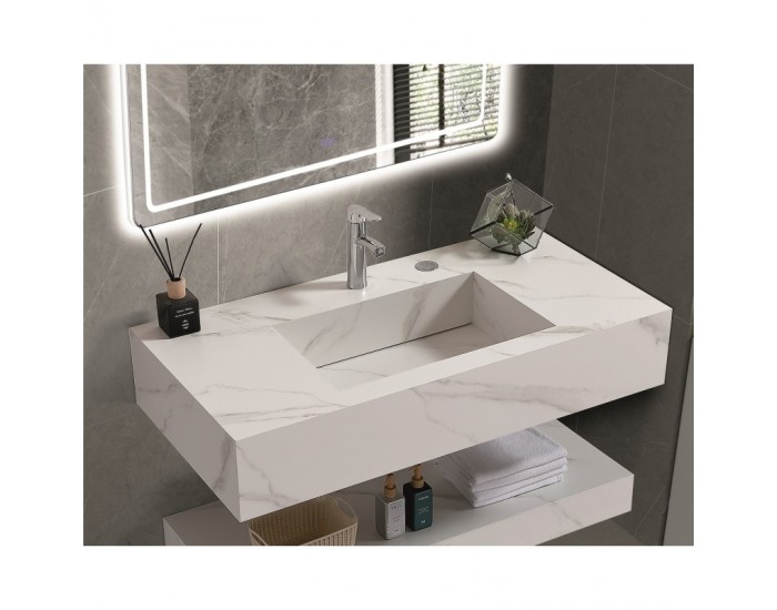 Умивалник " PIETRA" » ICL 12049/100W Умивалник " PIETRA" » ICL 12049/100W