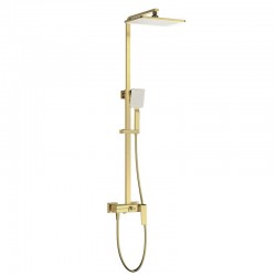 Тръбни окачвания » ICT 6891BRUSH GOLD - Баня
