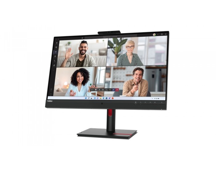 Монитор Lenovo ThinkVision T27hv-30 27" IPS, WLED, 16:9, 2560x1440, 4ms, 1000:1, 75Hz, 5MP IR&RGB camera, 5Wx2 Speakers, USB-C, HDMI, DP, RJ45, Tilt, Swivel, Pivot, Height Adjust Stand