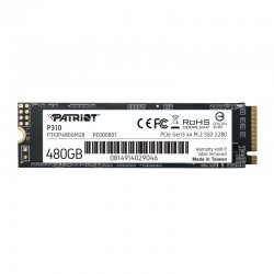 Твърд диск Patriot P310 480GB M.2 2280 PCIE - Офис техника