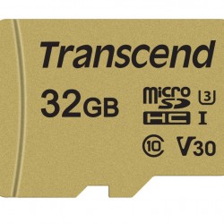 Памет Transcend 32GB microSD UHS-I U3 (with adapter), MLC - Офис техника
