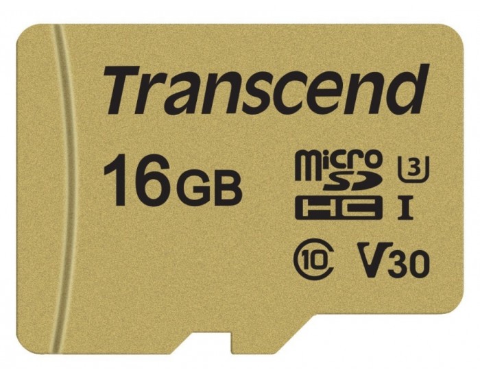 Памет Transcend 16GB microSD UHS-I U3 (with adapter), MLC Памет Transcend 16GB microSD UHS-I U3 (with adapter), MLC